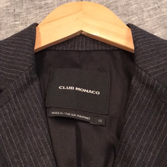 NWOT Club Mónaco pinstripe blazer - Picture 3 of 7
